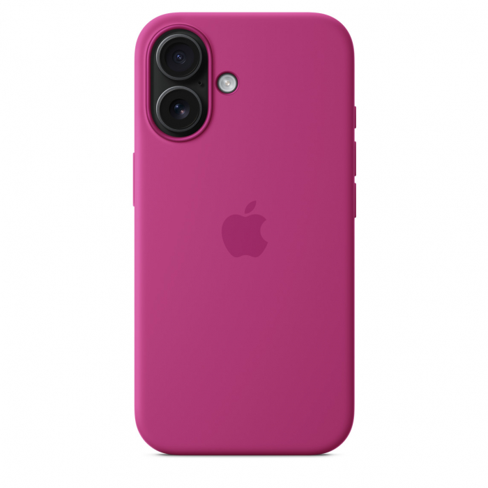 Apple iPhone 16 Silicone Case with MagSafe - Fuchsia (Seasonal) [2]