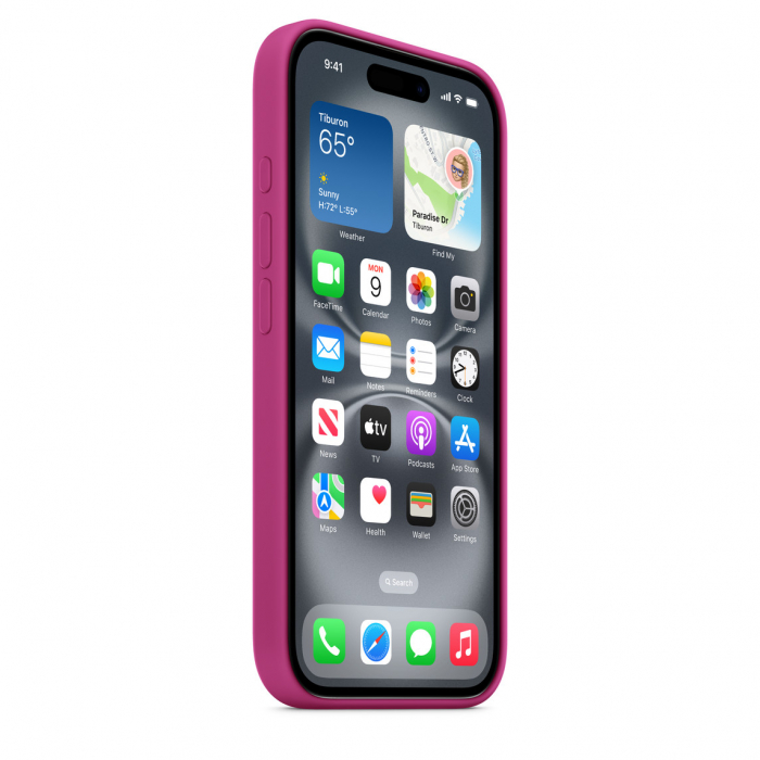 Apple iPhone 16 Silicone Case with MagSafe - Fuchsia (Seasonal) [4]