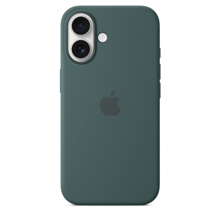 Apple iPhone 16 Silicone Case with MagSafe - Lake Green (Seasonal) [6]