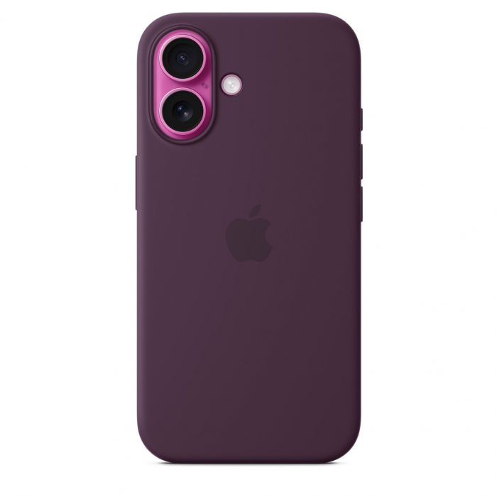 Apple iPhone 16 Silicone Case with MagSafe - Plum [5]