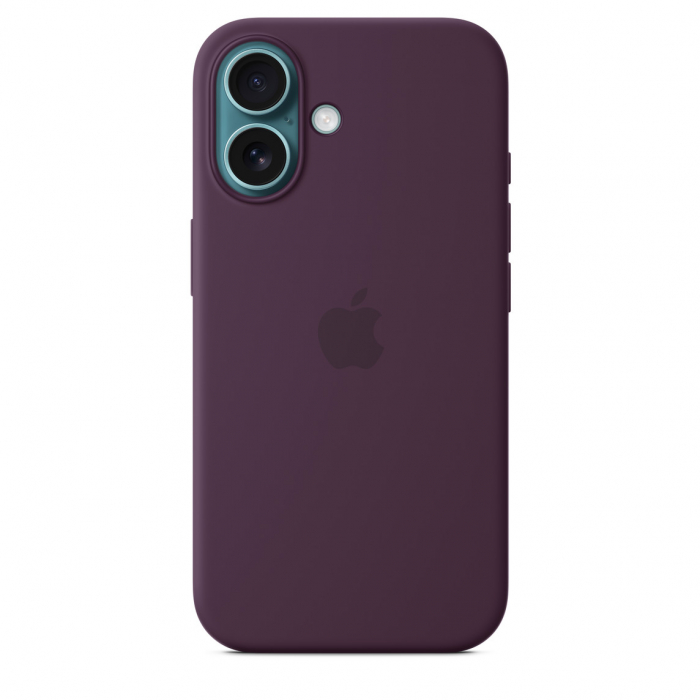 Apple iPhone 16 Silicone Case with MagSafe - Plum [2]