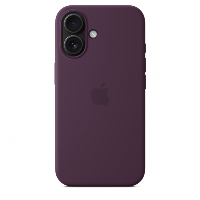 Apple iPhone 16 Silicone Case with MagSafe - Plum [3]