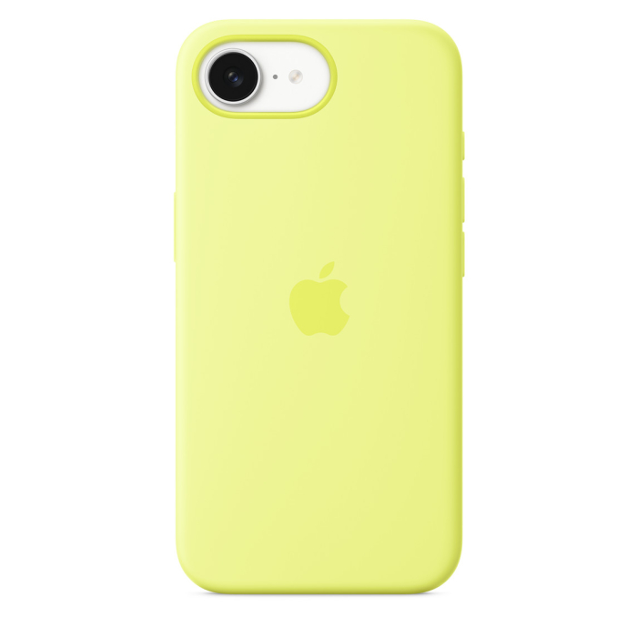 Apple iPhone 16e Silicone Case – Neon Yellow - SEASONAL [1]