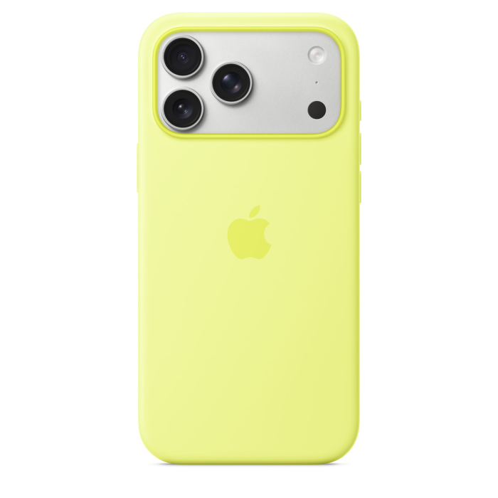 Apple iPhone 17 Pro Max Silicone Case with MagSafe – Neon Yellow [1]