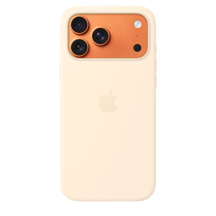 Apple iPhone 17 Pro Max Silicone Case with MagSafe - Vanilla (SEASONAL) [3]