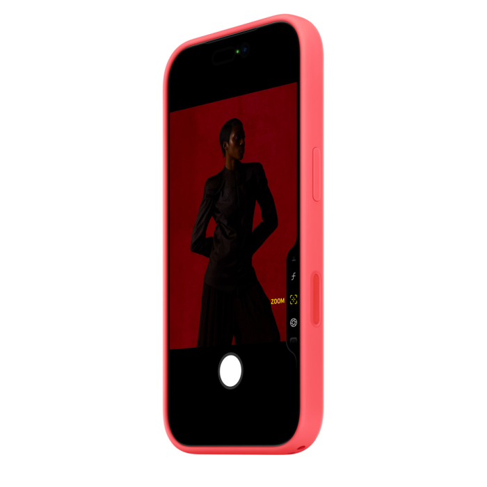 Apple iPhone 17 Pro Silicone Case with MagSafe - Bright Guava (SEASONAL) [2]