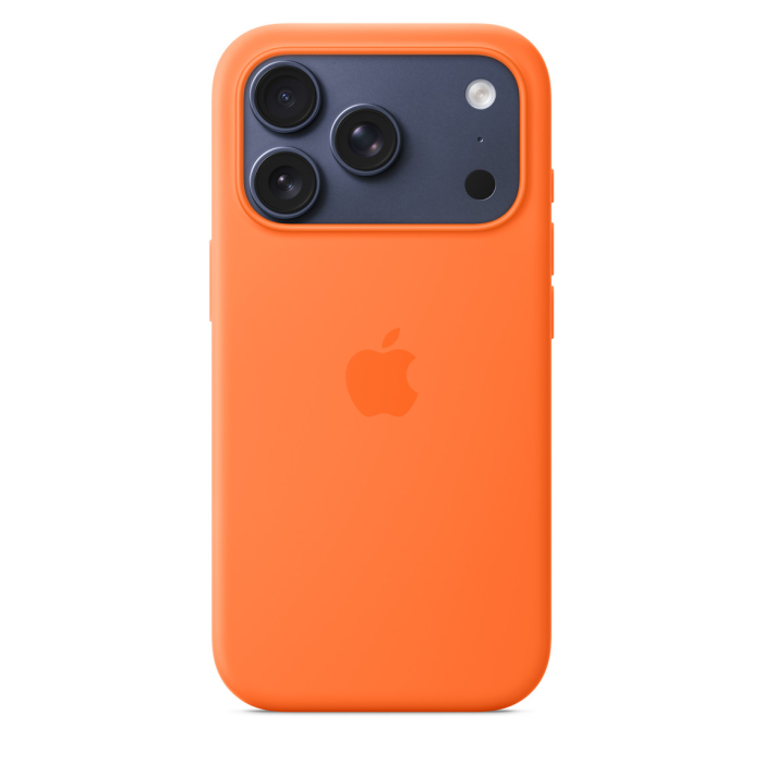Apple iPhone 17 Pro Silicone Case with MagSafe – Orange [2]