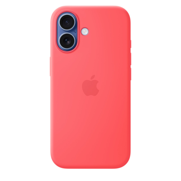 Apple iPhone 17 Silicone Case with MagSafe - Bright Guava (SEASONAL) [2]