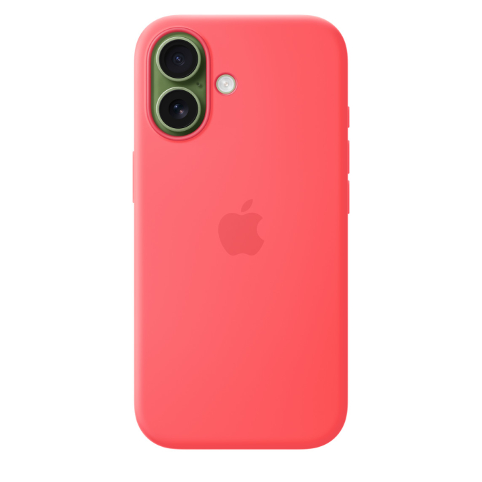Apple iPhone 17 Silicone Case with MagSafe - Bright Guava (SEASONAL) [4]