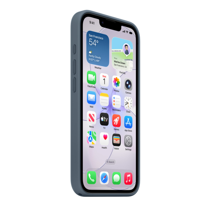 Apple iPhone 17e Silicone Case with MagSafe - Anchor Blue [4]