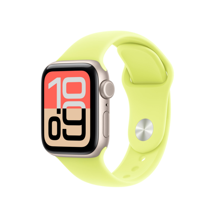 Apple Watch 40mm Band:  Neon Yellow Sport Band - S/M - SEASONAL [3]