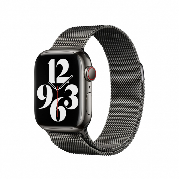 Apple Watch 41mm Band: Graphite Milanese Loop [2]