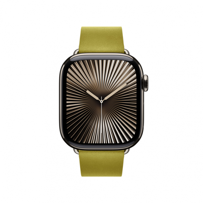 Apple Watch 42mm Modern Buckle:  Chartreuse Modern Buckle - Large [2]