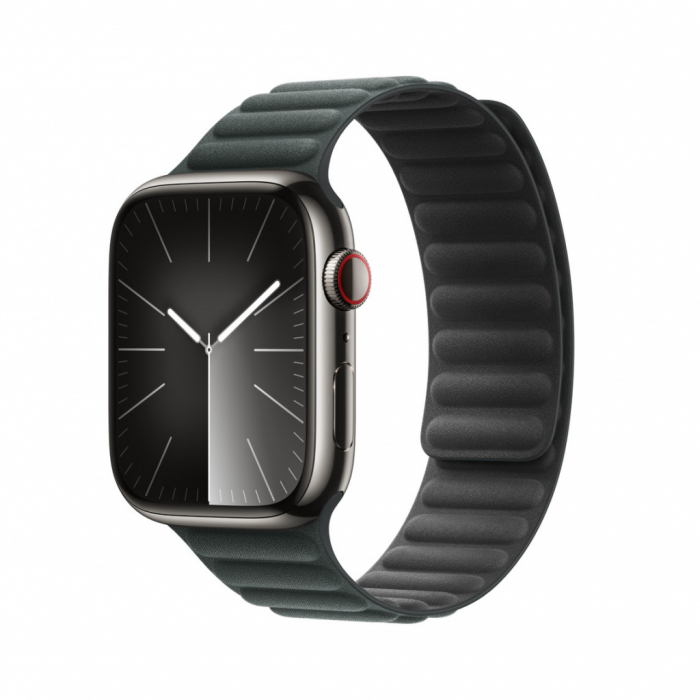 Apple Watch 45mm Band: Evergreen Magnetic Link - M/L [2]