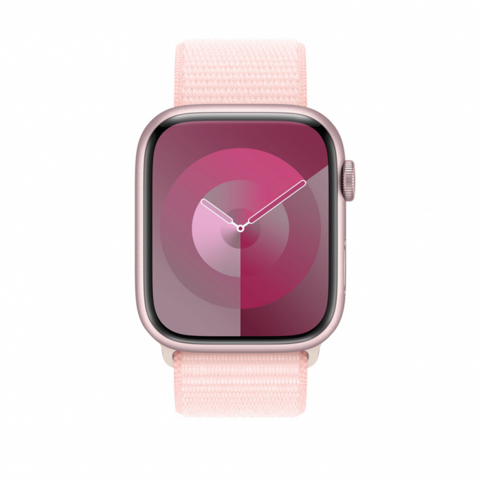 Apple Watch 45mm Band: Light Pink Sport Loop [3]