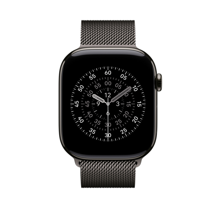 Apple Watch 46mm Loop:  Slate Milanese Loop - S/M [3]