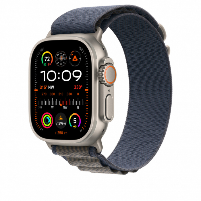 Apple Watch 49mm Band: Blue Alpine Loop - Large [2]
