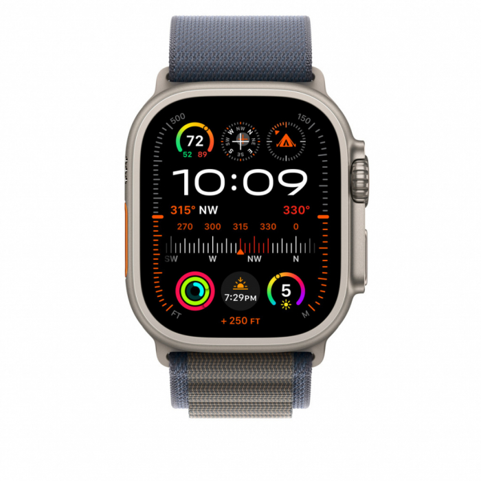 Apple Watch 49mm Band: Blue Alpine Loop - Small [3]