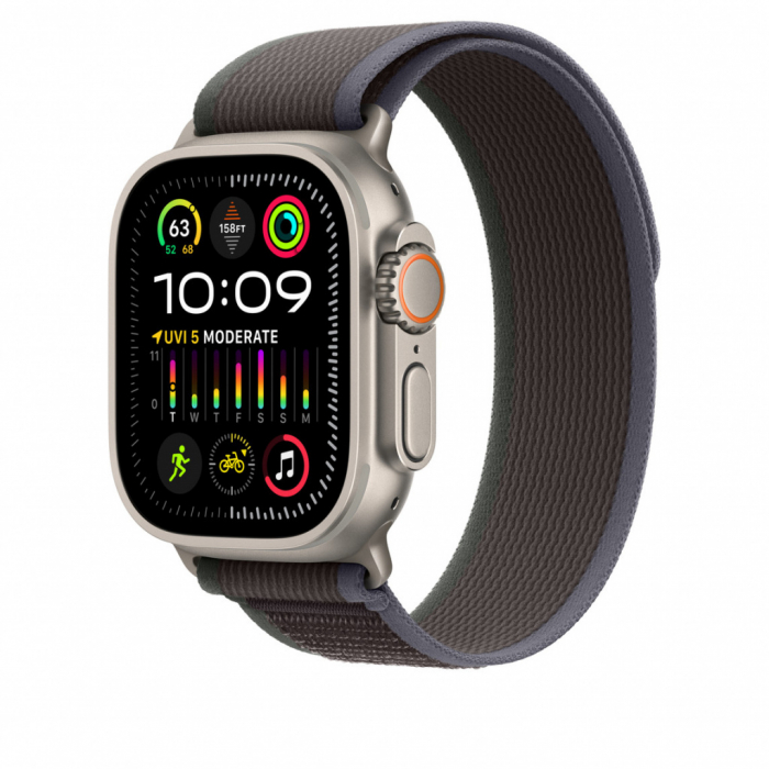 Apple Watch 49mm Band: Blue/Black Trail Loop - M/L [2]