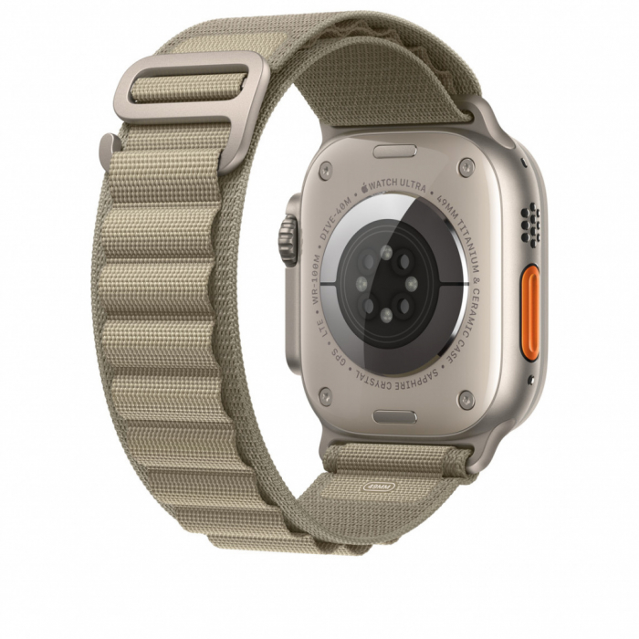 Apple Watch 49mm Band: Olive Alpine Loop - Large [4]