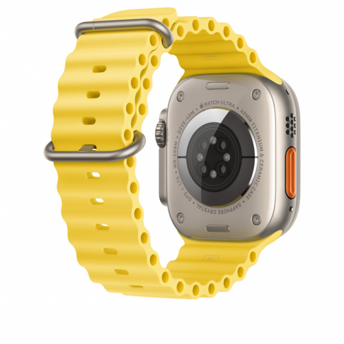 Apple Watch 49mm Band: Yellow Ocean Band Extension [4]
