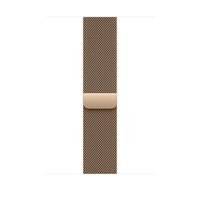 Apple Watch S11 Cellular 46mm Gold Titanium Case with Gold Milanese Loop - M/L [2]