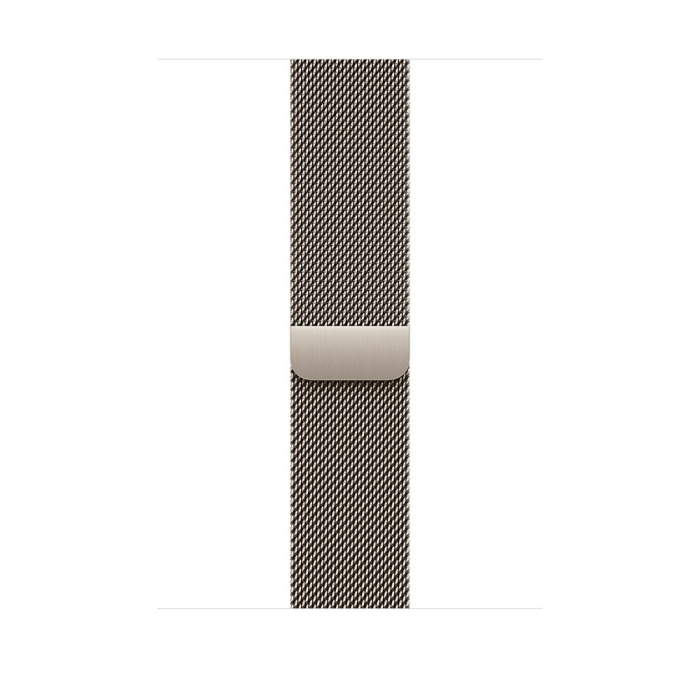 Apple Watch S11 Cellular 46mm Natural Titanium Case with Natural Milanese Loop - M/L [3]