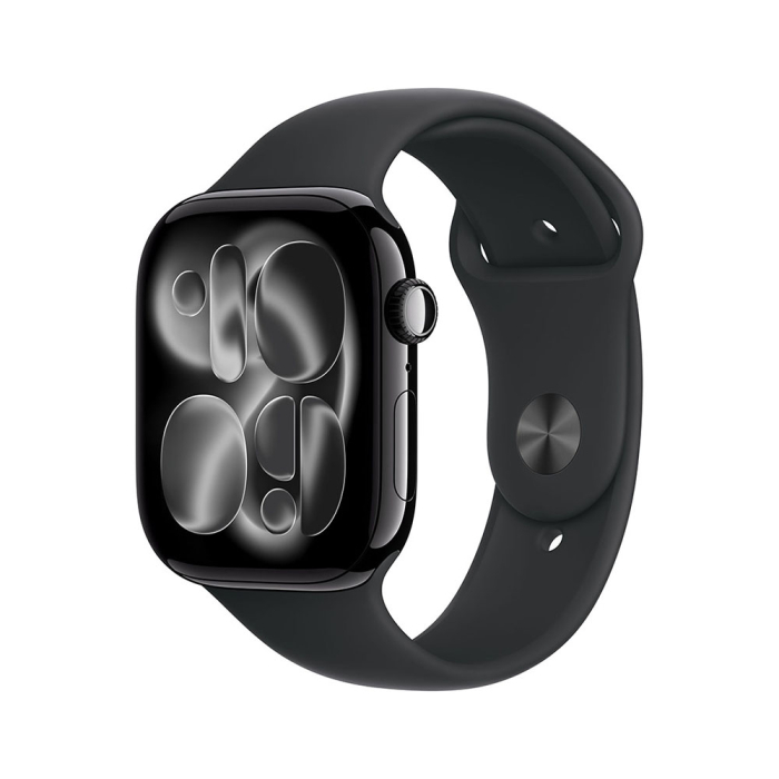 Apple Watch S11 GPS 42mm Jet Black Aluminium Case with Black Sport Band - M/L [1]