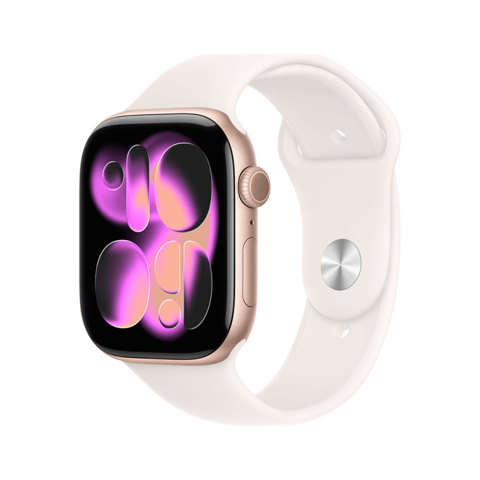 Apple Watch S11 GPS 42mm Rose Gold Aluminium Case with Light Blush Sport Band - S/M [1]