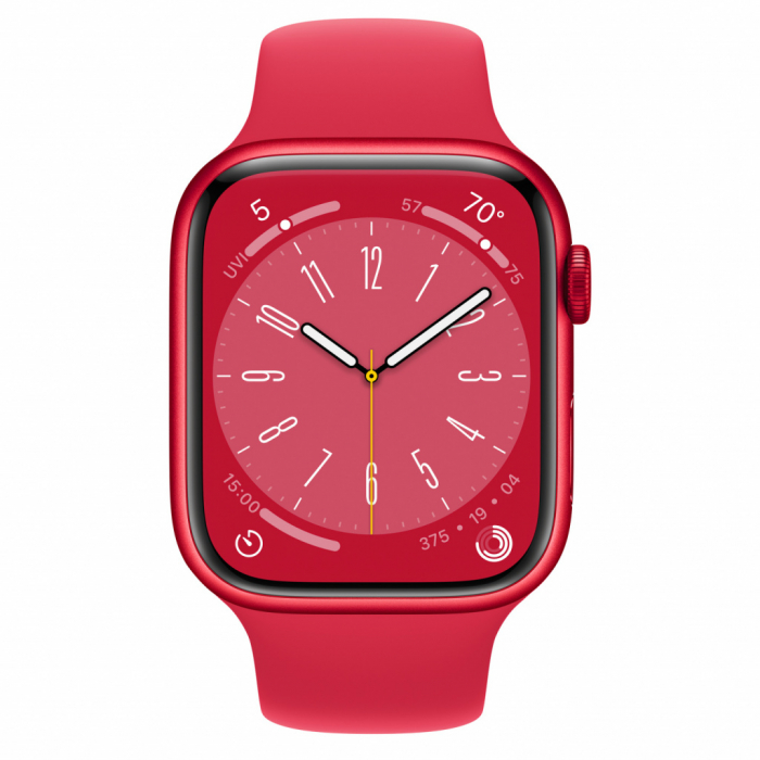 Apple Watch S8 Cellular 45mm (PRODUCT)RED Aluminium Case with (PRODUCT)RED Sport Band - Regular [2]