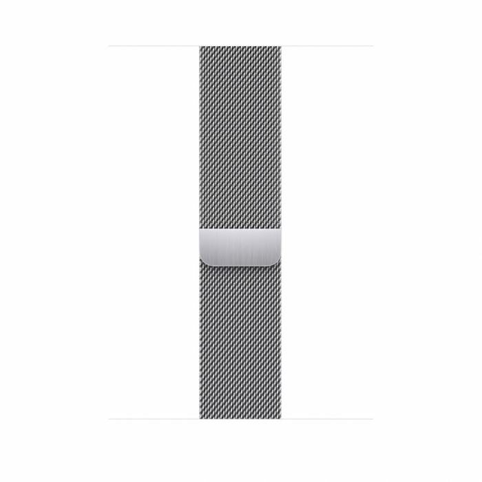 Apple Watch S8 Cellular 45mm Silver Stainless Steel Case with Silver Milanese Loop [3]