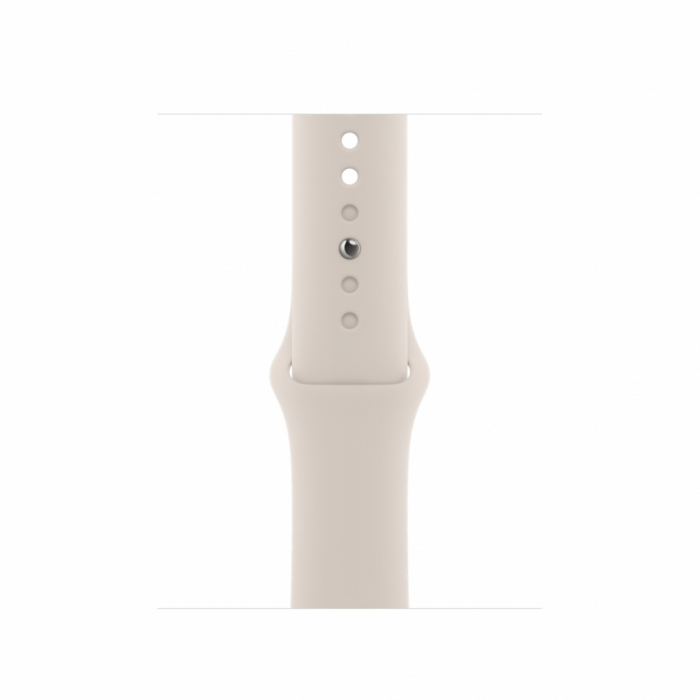 Apple Watch S8 GPS 41mm Starlight Aluminium Case with Starlight Sport Band - Regular [3]