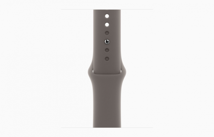 Apple Watch S9 Cellular 41mm Gold Stainless Steel Case w Clay Sport Band - S/M [3]