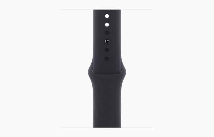 Apple Watch S9 Cellular 41mm Graphite Stainless Steel Case w Midnight Sport Band - M/L [3]