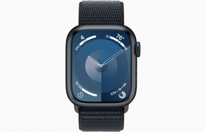Apple Watch S9 Cellular 41mm Midnight Alu Case w Midnight Sport Loop [2]