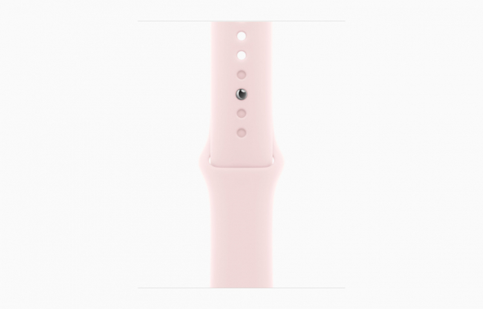 Apple Watch S9 Cellular 41mm Pink Alu Case w Light Pink Sport Band - S/M [3]