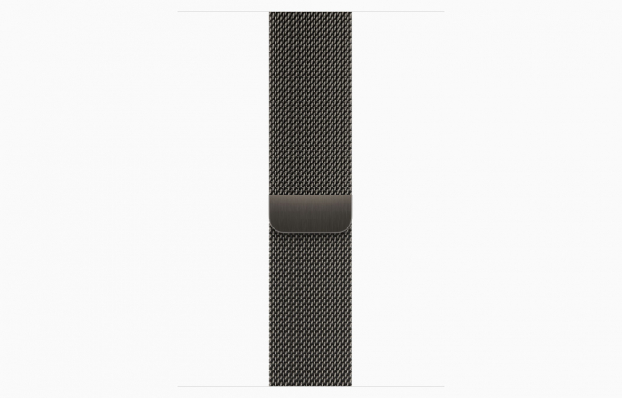 Apple Watch S9 Cellular 45mm Graphite Stainless Steel Case w Graphite Milanese Loop [3]