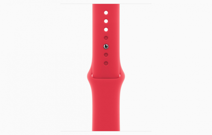 Apple Watch S9 Cellular 45mm RED Alu Case w RED Sport Band - S/M [3]