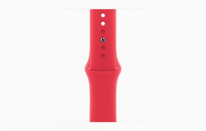 Apple Watch S9 GPS 41mm RED Alu Case w RED Sport Band - M/L [3]