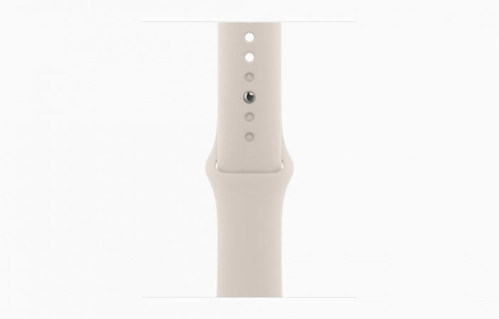 Apple Watch S9 GPS 41mm Starlight Alu Case w Starlight Sport Band - M/L [3]
