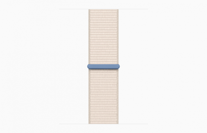 Apple Watch S9 GPS 41mm Starlight Alu Case w Starlight Sport Loop [3]