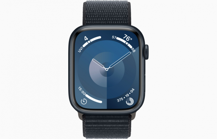 Apple Watch S9 GPS 45mm Midnight Alu Case w Midnight Sport Loop [2]