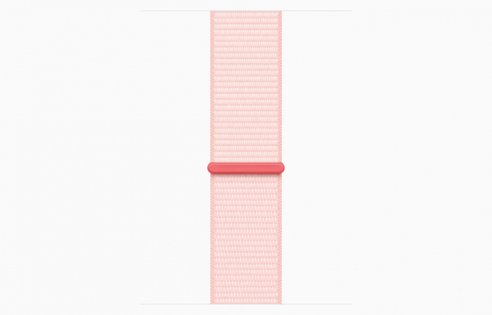 Apple Watch S9 GPS 45mm Pink Alu Case w Light Pink Sport Loop [3]