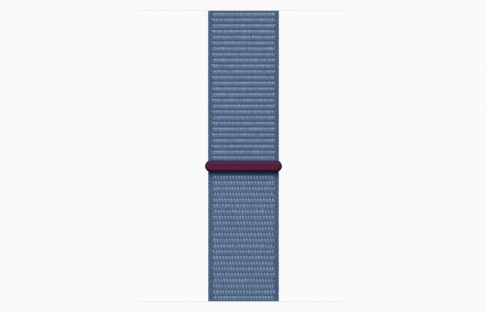 Apple Watch SE2 v2 GPS 44mm Silver Alu Case w Winter Blue Sport Loop [3]