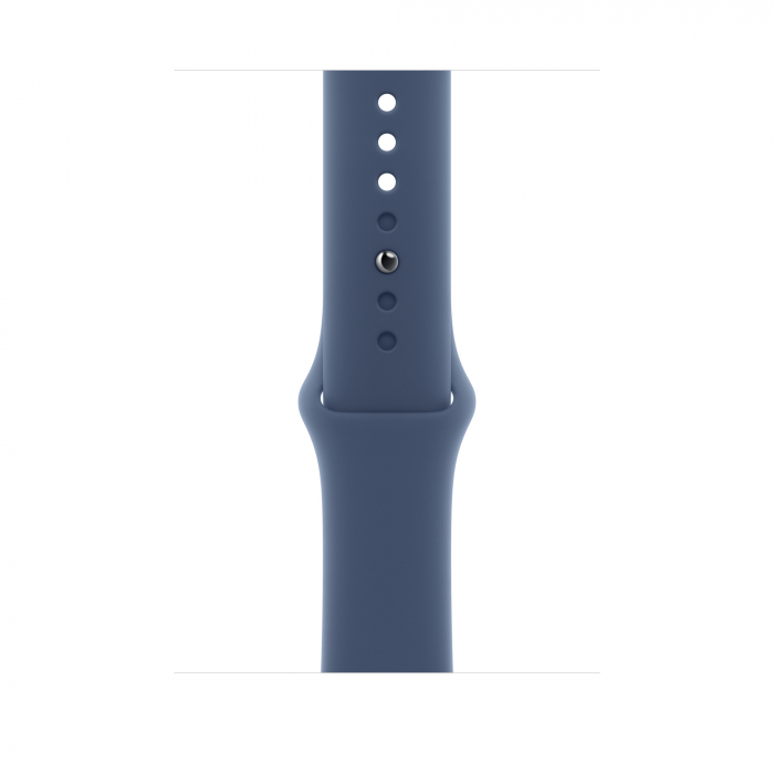 Apple Watch SE2 v3 Cellular 40mm Silver Alu Case with Denim Sport Band - M/L [2]
