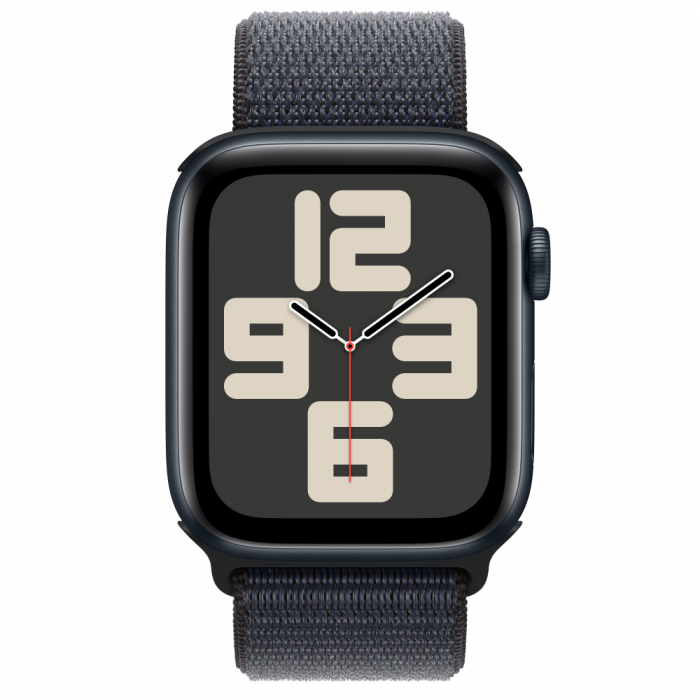 Apple Watch SE2 v3 GPS 44mm Midnight Alu Case with Ink Sport Loop [3]