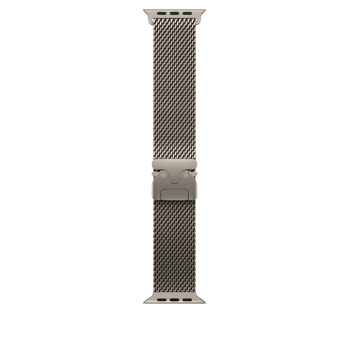 Apple Watch Ultra 3 Cellular 49mm Natural Titanium Case with Natural Titanium Milanese Loop - Small [2]
