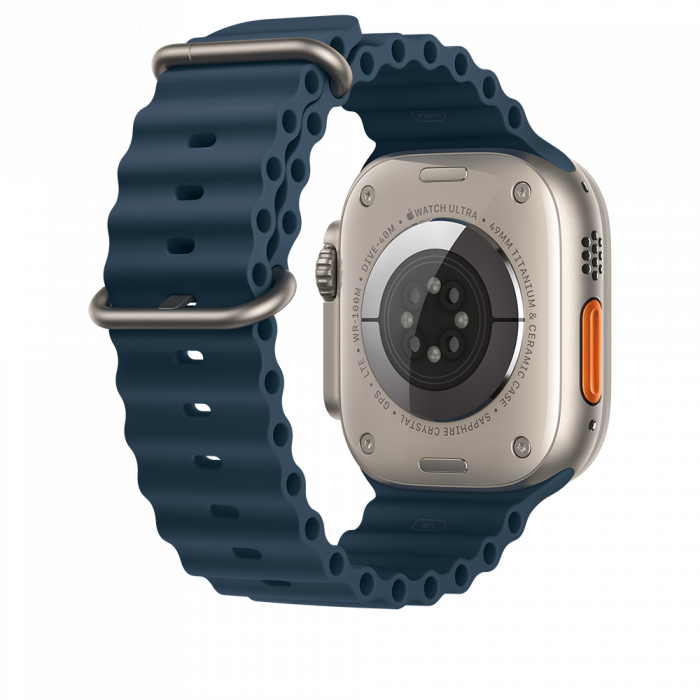 Apple Watch Ultra2 Cellular, 49mm Titanium Case w Blue Ocean Band [3]