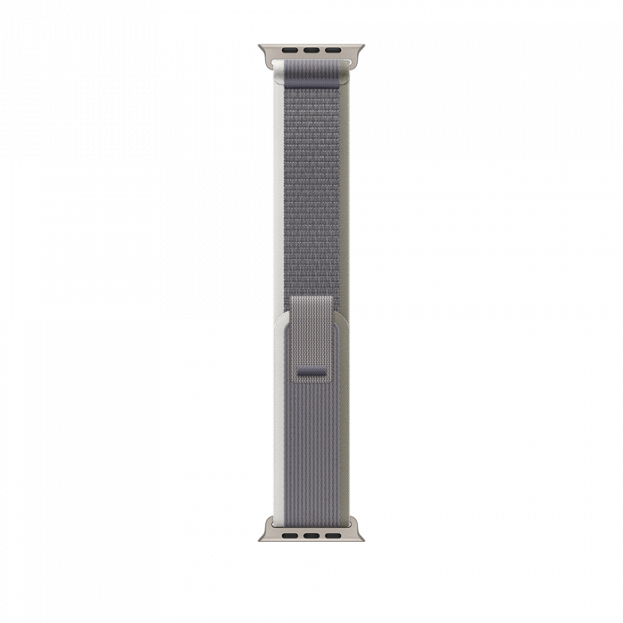Apple Watch Ultra2 Cellular, 49mm Titanium Case w Green/Grey Trail Loop - M/L [4]