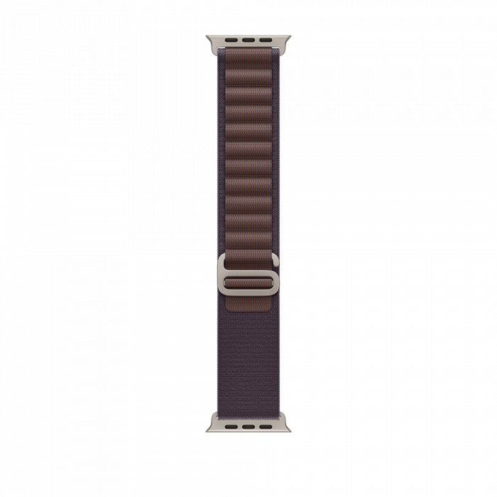 Apple Watch Ultra2 Cellular, 49mm Titanium Case w Indigo Alpine Loop - Large [4]